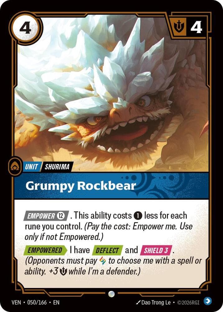 Grumpy Rockbear — Vendetta (#050)