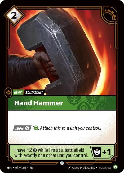 Hand Hammer card