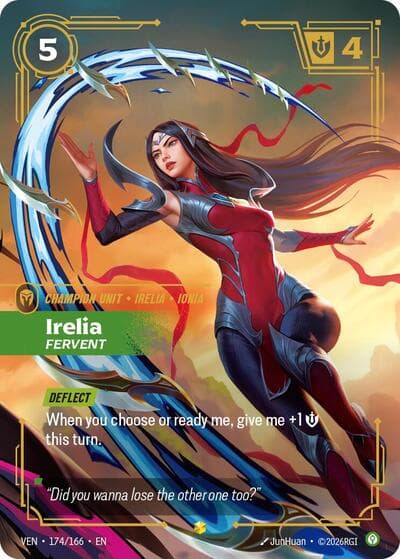 Irelia, Fervent (Overnumbered) card