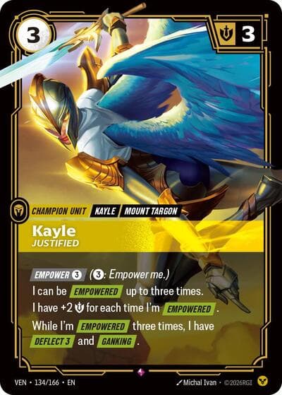 Kayle, Justified card