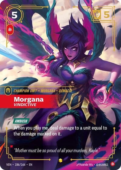 Morgana, Vindictive card