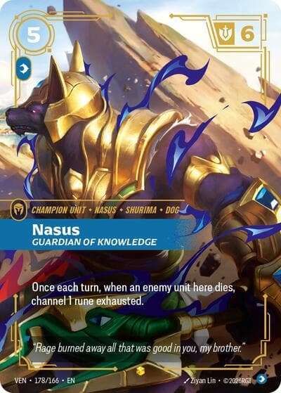 Nasus, Guardian of Knowledge card