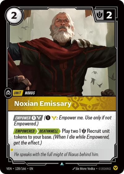 Noxian Emissary card