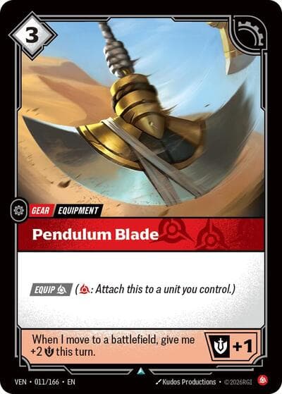 Pendulum Blade card
