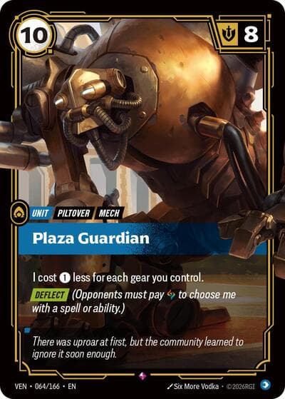 Plaza Guardian card