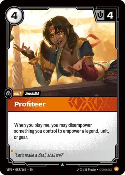 Profiteer card