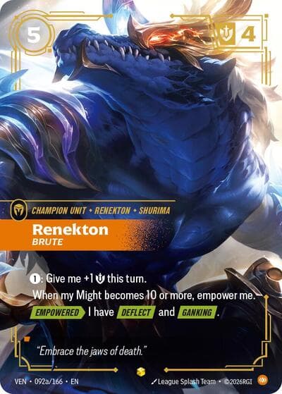 Renekton, Brute card
