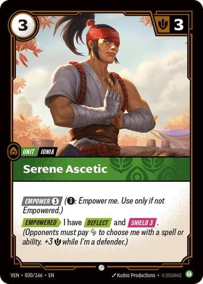 Serene Ascetic card