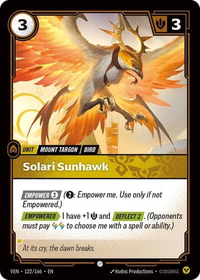 Solari Sunhawk card