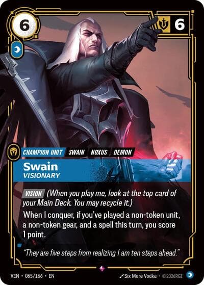 Swain, Visionary card