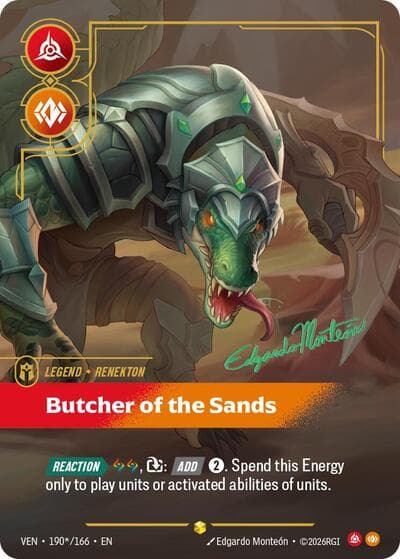 Renekton, Butcher of the Sands card