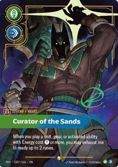 Nasus, Curator of the Sands card