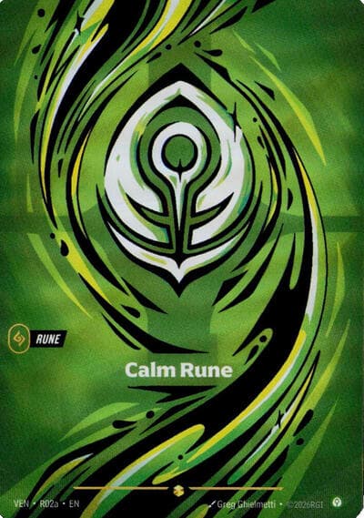 Calm Rune card