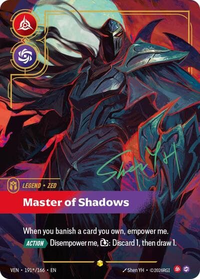 Zed, Master of Shadows card