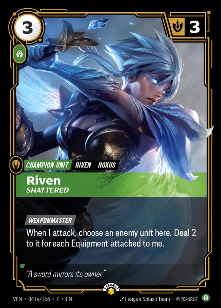 Riven, Shattered — Promotional Cards (#041a)
