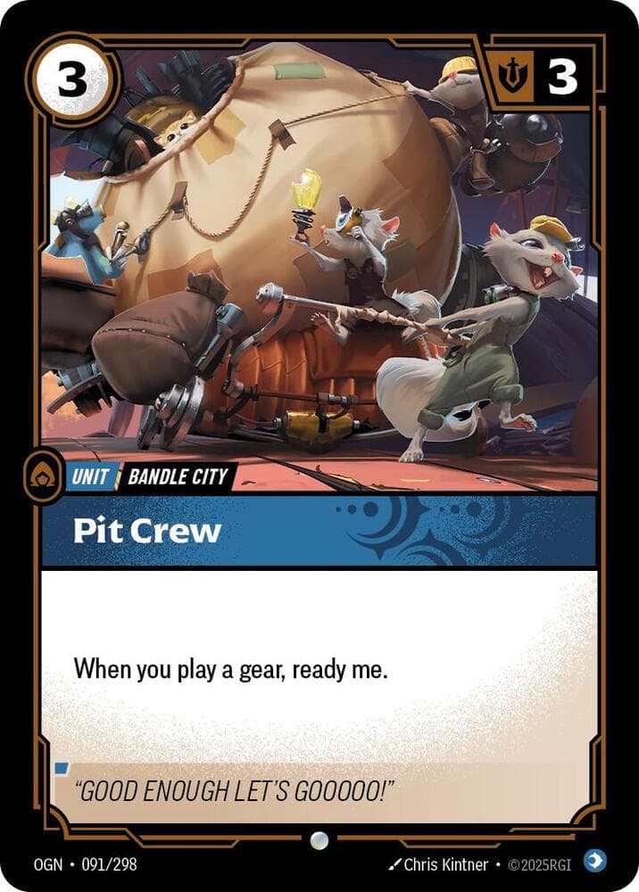 Pit Crew — Origins (#091)