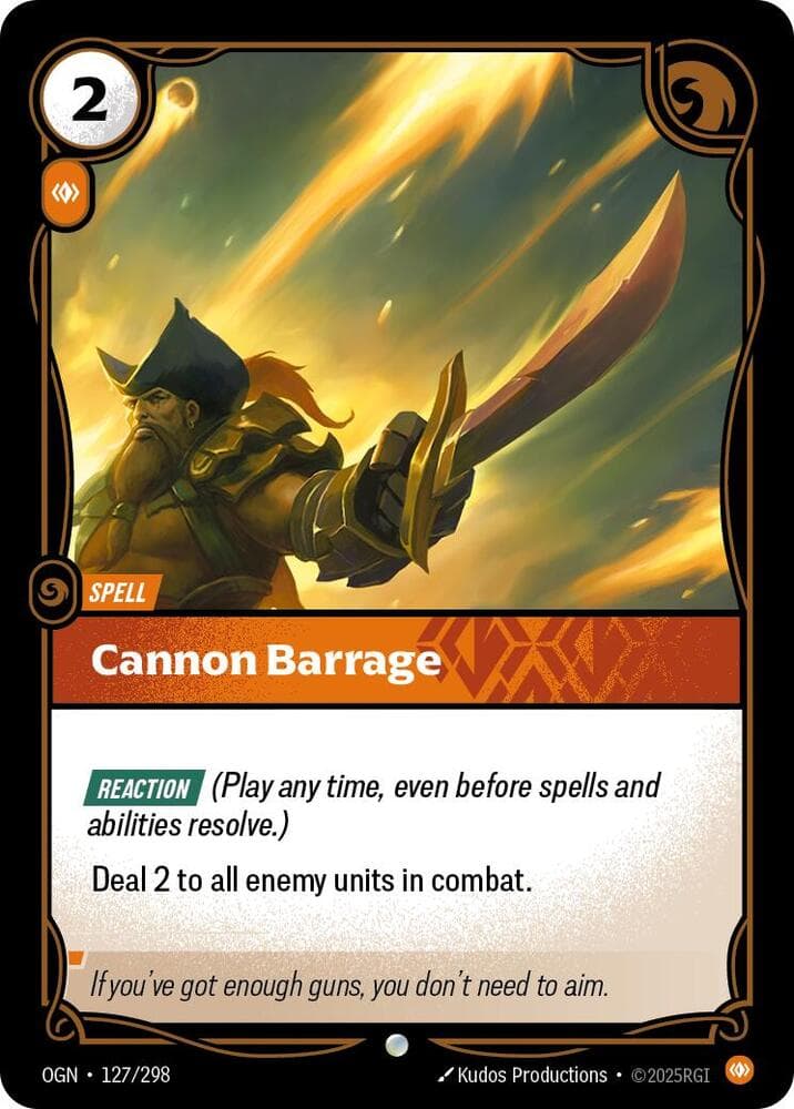 Cannon Barrage — Origins (#127)