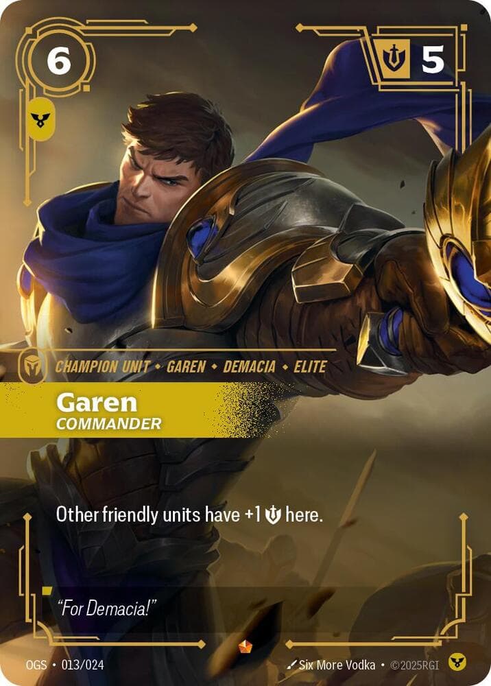 Garen, Commander — Origins Proving Grounds (#013)