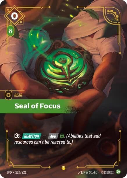 Seal of Focus (Overnumbered) — Spiritforged (#226)