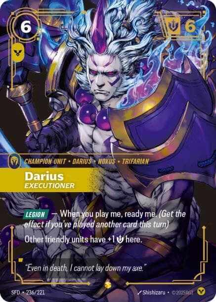 Darius, Executioner (Overnumbered) — Spiritforged (#236)
