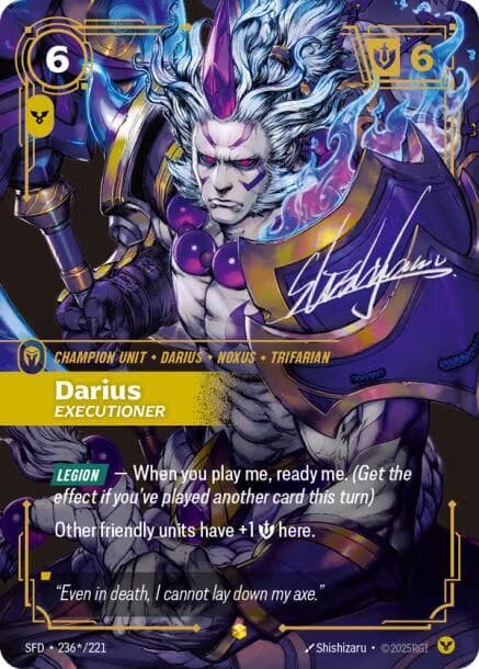 Darius, Executioner (Signature) — Spiritforged (#236*)