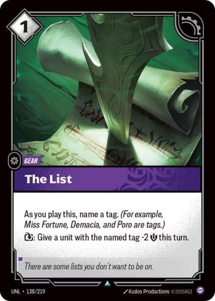 The List — Unleashed (#138)