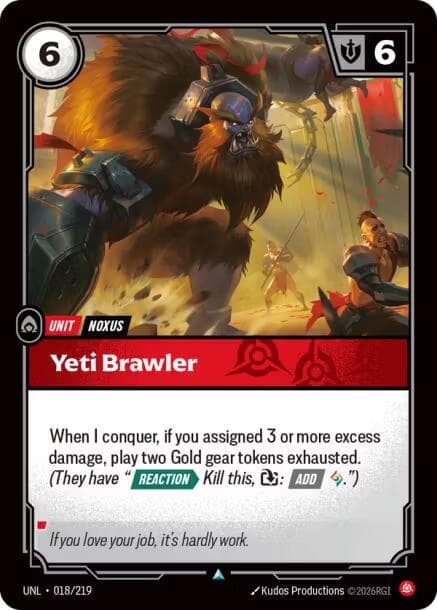 Yeti Brawler — Unleashed (#018)
