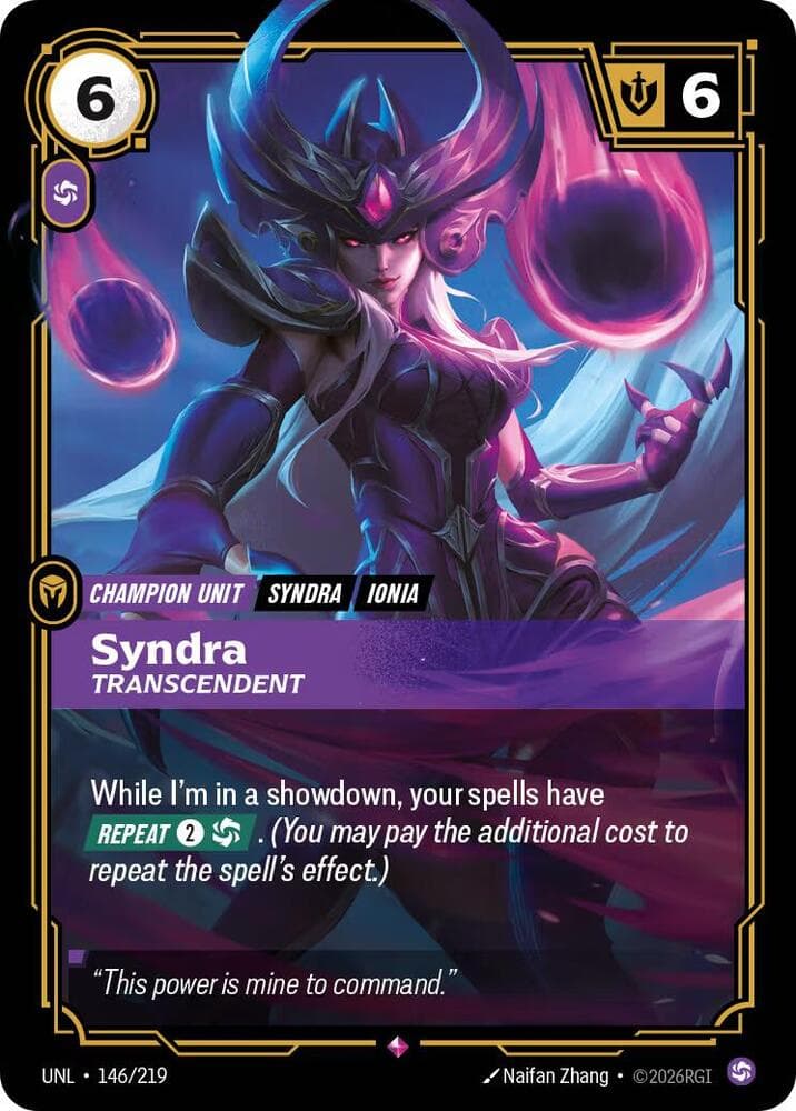 Syndra, Transcendent — Unleashed (#146)