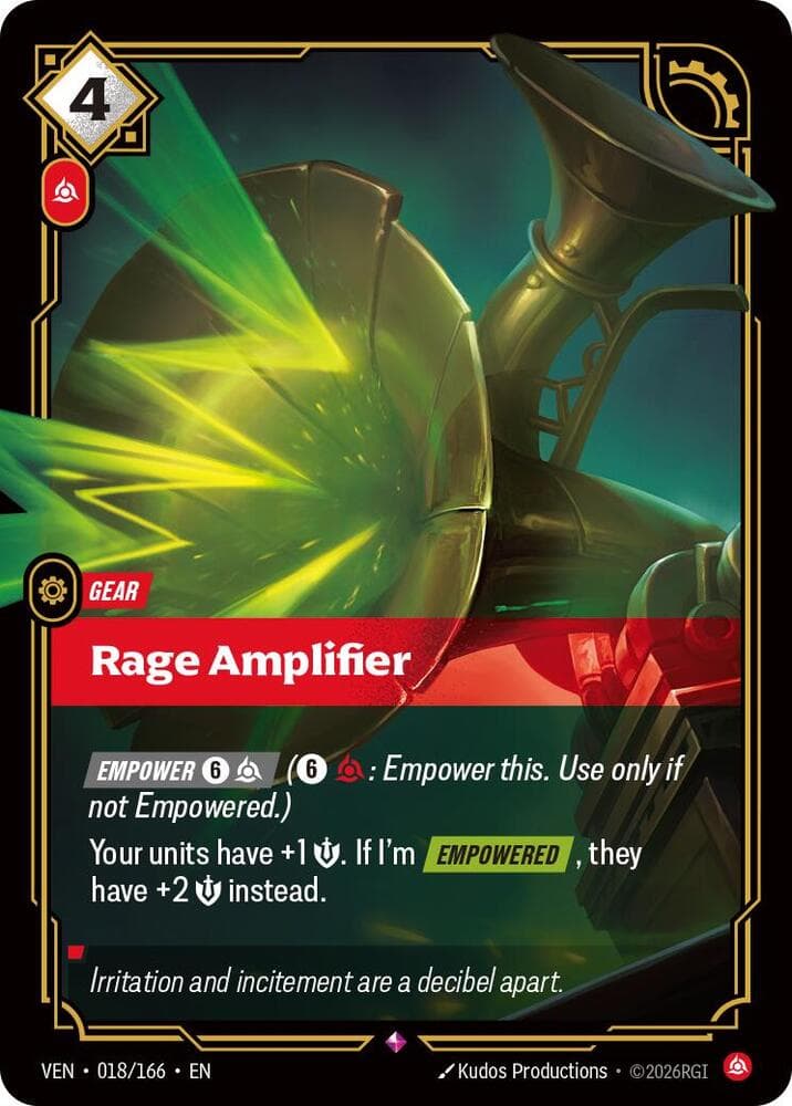 Rage Amplifier — Vendetta (#018)