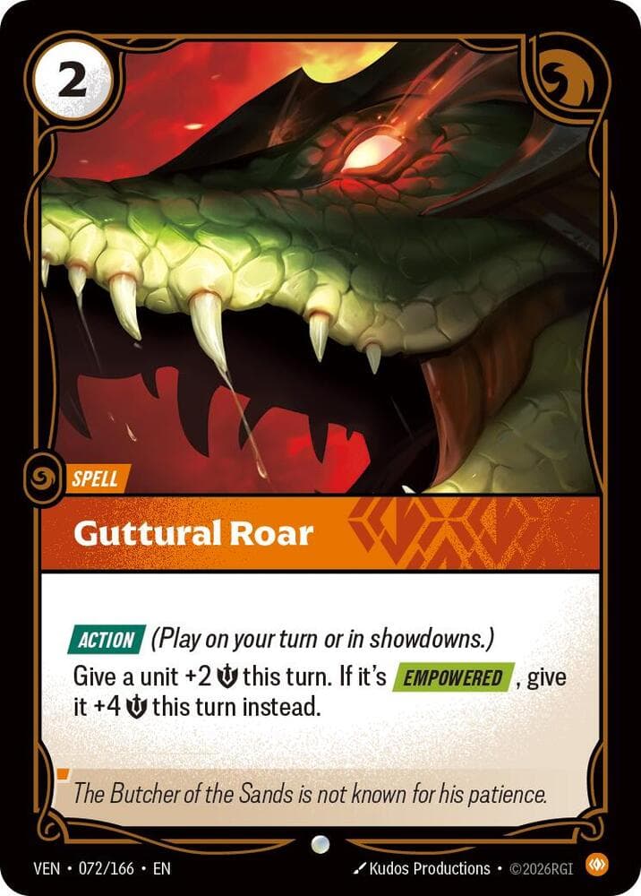 Guttural Roar — Vendetta (#072)